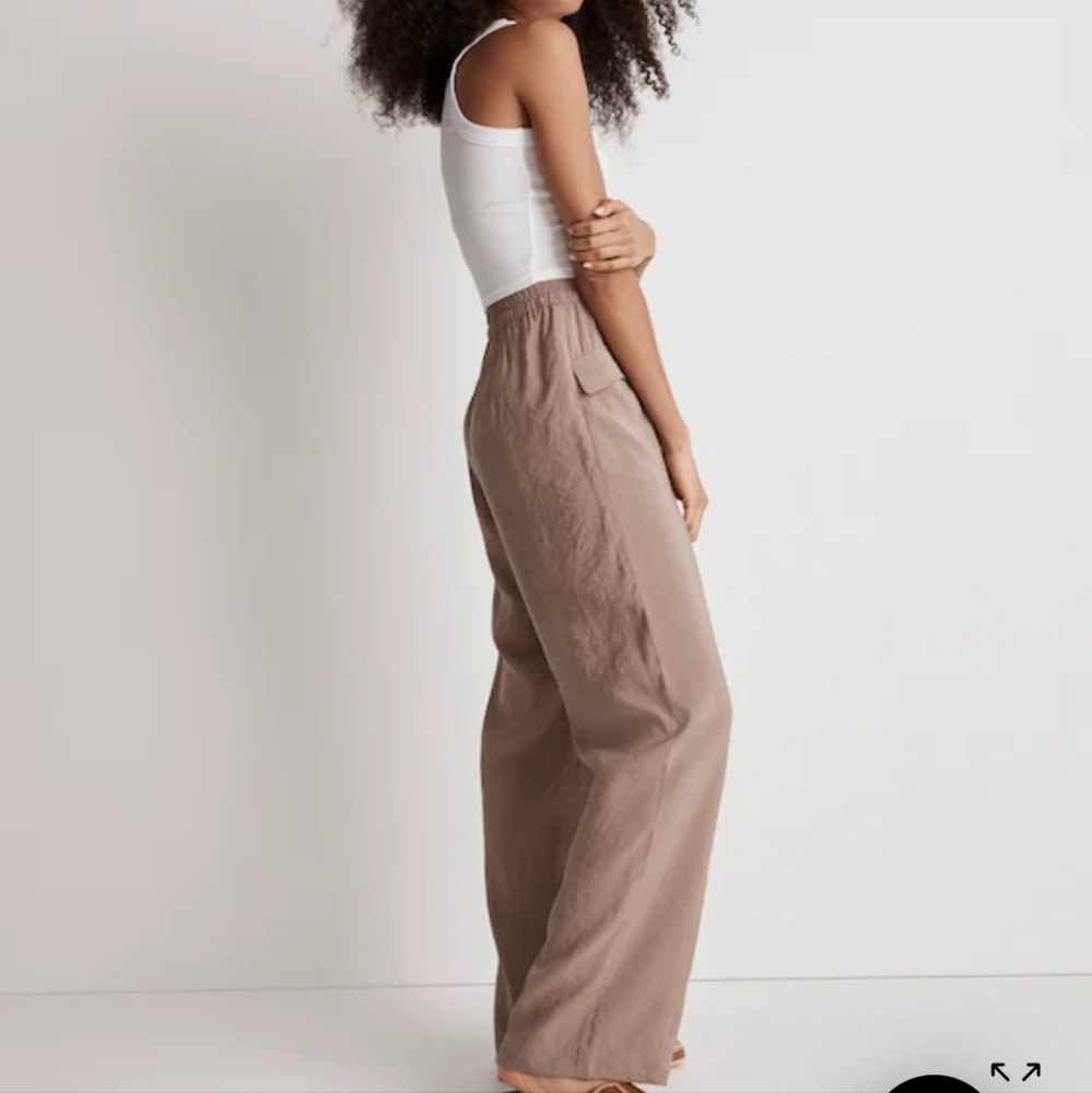 Madewell Straight Cargo Pants in Softdrape - Picture 2 of 13